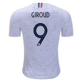 Camisolas de Futebol França Giroud 9 Equipamento Alternativa Copa do Mundo 2018 Manga Curta